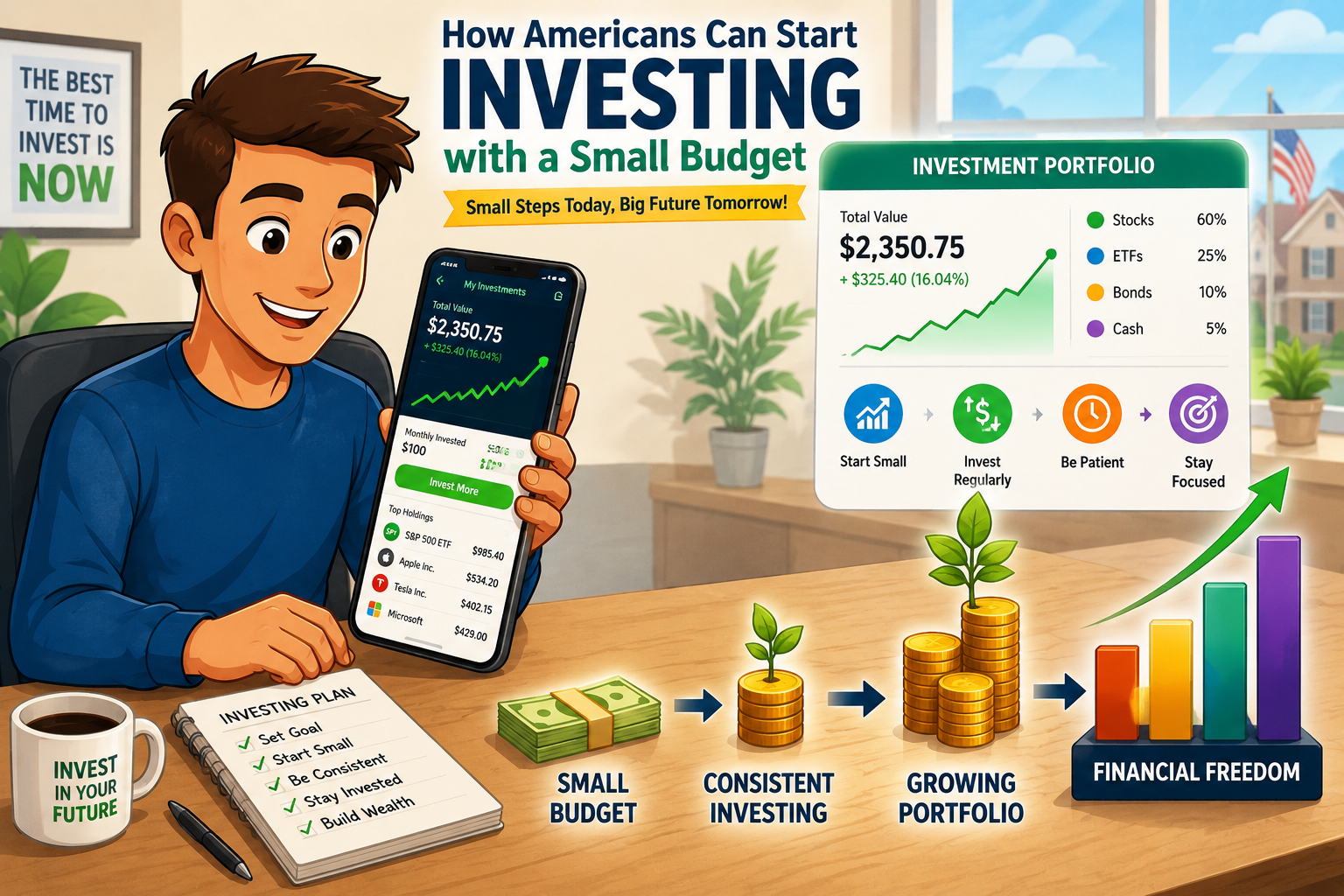 How Americans Can Start Investing with a Small Budget